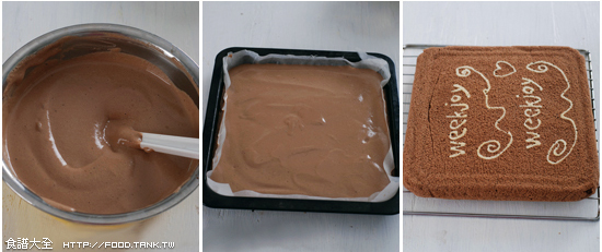 可可蛋糕卷'材料B作法2