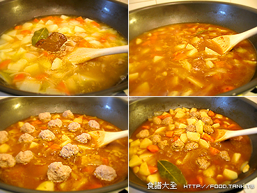 咖喱肉丸湯做法5