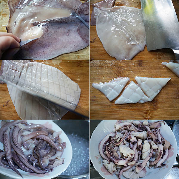 鐵板魷魚做法1-4