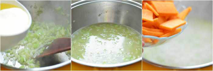 南瓜鮮蔬濃湯做法4-6