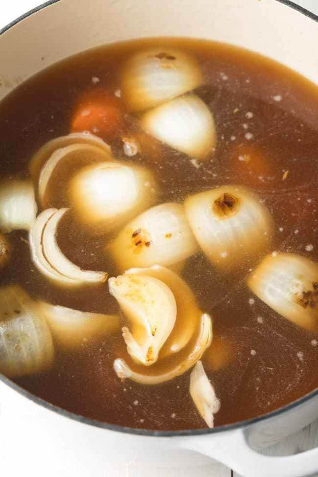 日式蘑菇湯做法3